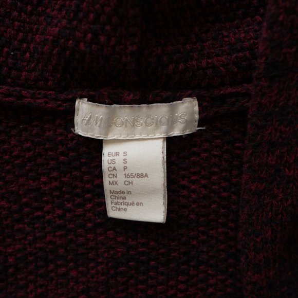 H&M‎ Maroon Knit Cardigan - Picture 2 of 4